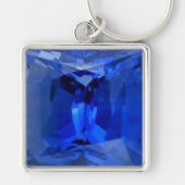 Blue Sapphire 1 Sleutelhanger (Voorkant)