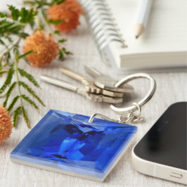 Blue Sapphire 1 Sleutelhanger