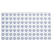 Blue Sapphire Heart Kussensloop (Voorkant-Rechts)