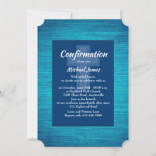 Blue Sapphire Invitation religieuse