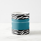 Blue Sassy Star Zebra Mug (Centre)