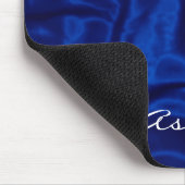 Blue Satin - Computer Mousepad Muismat (Hoek)