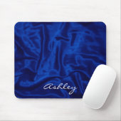 Blue Satin - Computer Mousepad Muismat (Met muis)