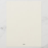 Blue Scallop Shells and Coral Briefhoofd (Achterkant)