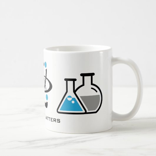 Blue Science Matters Design Mok (Rechts)