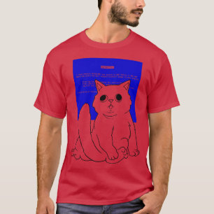 Blue Screen Cat van Tobe Fonseca T-shirt