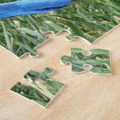 Blue Scrub Jay Bird Foto Legpuzzel (Zijkant)