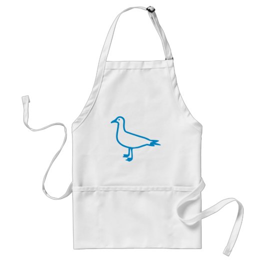 Blue Seagull Standaard Schort (Voorkant)