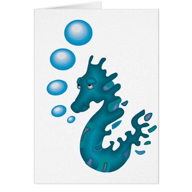 Blue Seahorse (Voorkant)