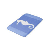 Blue Seahorse Badmat (Gekanteld)