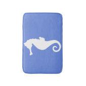 Blue Seahorse Bath Mat (Voorkant Verticaal)