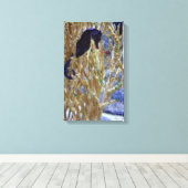 Blue Seahorse Canvas Afdruk (Insitu (Houten vloer))