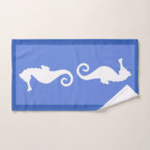 Blue Seahorse Handdoek (Handdoek)