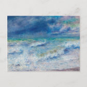 Blue Seascape door Renoir Impressionist Painting A Briefkaart (Voorkant)