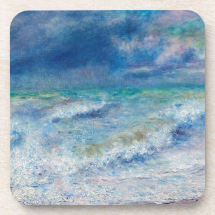 Blue Seascape van Renoir Bier Onderzetter