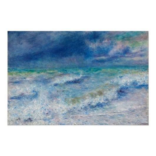 Blue Seascape van Renoir Perfect Poster (Voorkant)