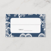 Blue Seashell Beach trouwplaats kaarten Plaatskaartje (Achterkant)