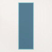 Blue Seashell Pattern Zen Yoga Namaste Yogamat (Achterkant)