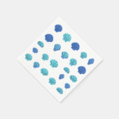 Blue Seashell Servet (Hoek)