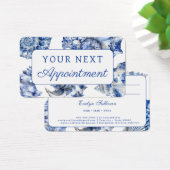 Blue Seashells Afspraakkaart Visitekaartje (Bureau)