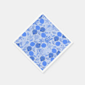 Blue Seashells BEACH Vrijgezellenfeest Party Servet (Hoek)