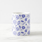 Blue Seashells Coffee Mug - Idéal pour les amateur (Centre)