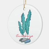 Blue Seaweed Algae Thunder_Cove Keramisch Ornament (Links)