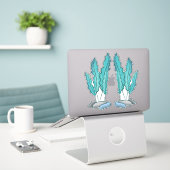 Blue Seaweed Algae Thunder_Cove Sticker (Laptop op bureau)