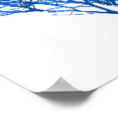 Blue Seaweed Print nr. 10 Coastal Botanical Print. (Hoek)