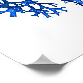 Blue Seaweed Print nr. 12 Coastal Botanical Print. (Hoek)