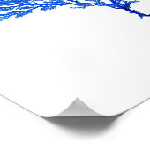 Blue Seaweed Print nr. 4 Coastal Botanical Print. (Hoek)