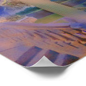 Blue Serene Reflection Poster (Hoek)