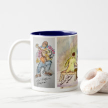 Blue Series Jazz Coffee Mugs