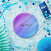 Blue Shade Abstract Papieren Bordje (Feest)