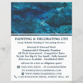 Blue Shade, Painter & Decorator Adverteren Flyer (Voorkant)