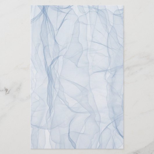 Blue Shadow Patroon Briefpapier (Voorkant)