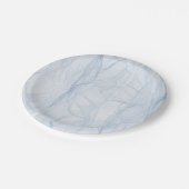 Blue Shadow Patroon Papieren Bordje (Gekanteld)
