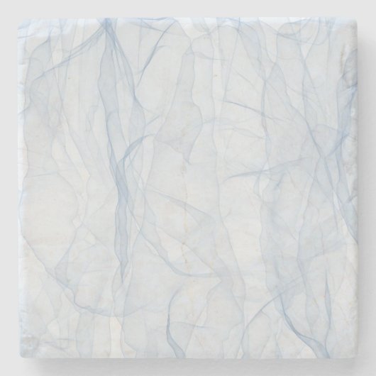 Blue Shadow Patroon Stenen Onderzetter (Voorkant)