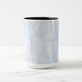 Blue Shadow Patroon Tweekleurige Koffiemok (Center)