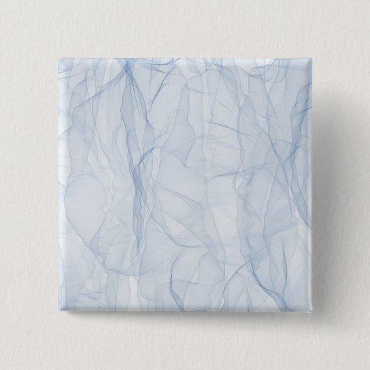 Blue Shadow Patroon Vierkante Button 5,1 Cm (Voorkant)