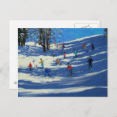 Blue shadows Morzine Briefkaart (Voorkant / Achterkant)