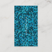 Blue Shapes Corporate Visitekaartje (Achterkant)