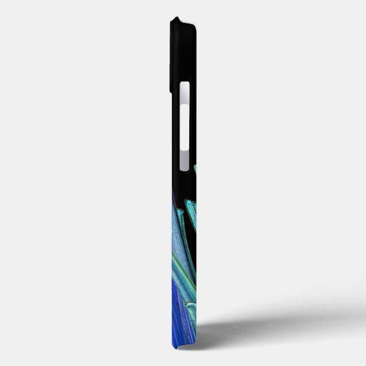 blue shards Hoesje-Mate iPhone case (Achterkant / Links)