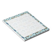 Blue Shell Starfish Zee Pattern Notitieblok (Schuin)