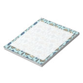 Blue Shell Starfish Zee Pattern Notitieblok (Gedraaid)