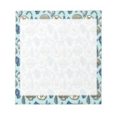 Blue Shell Starfish Zee Pattern Notitieblok (Voorkant)