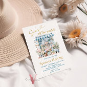 Blue She's off the Market Bridal Shower Invitation