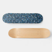 Blue Shimmer Skateboard (Horizontaal)