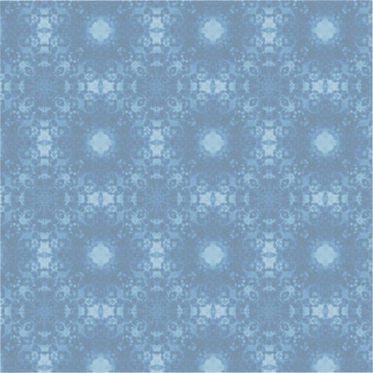 Blue Signature Pattern Sticker (Voorkant)