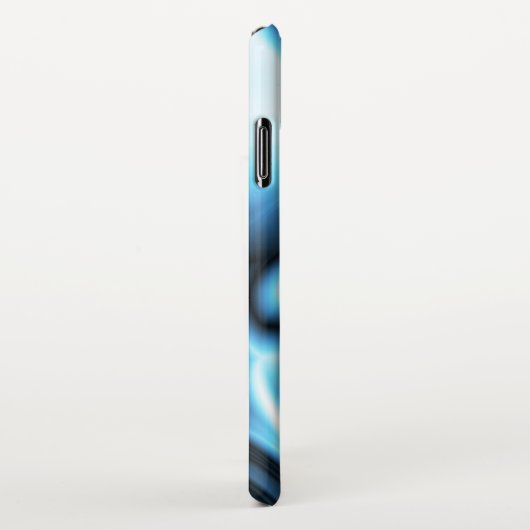 Blue Silk wave iPhone Hoesje (Rechterkant)